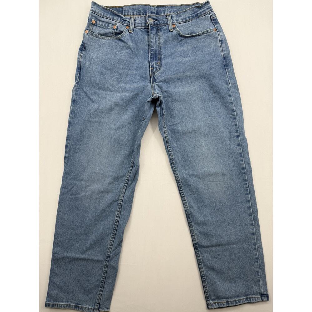 Levis 550 Relaxed Fit Tapered Leg Jeans Mens 34x30 Blue Denim Medium Wash Vtg